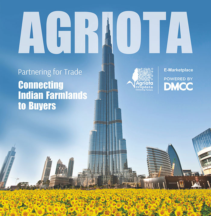 CropData and DMCC launch Agriota, Agriculture E-Marketplace to Empower Millions of Indian Farmers and Connect them directly with the Industry