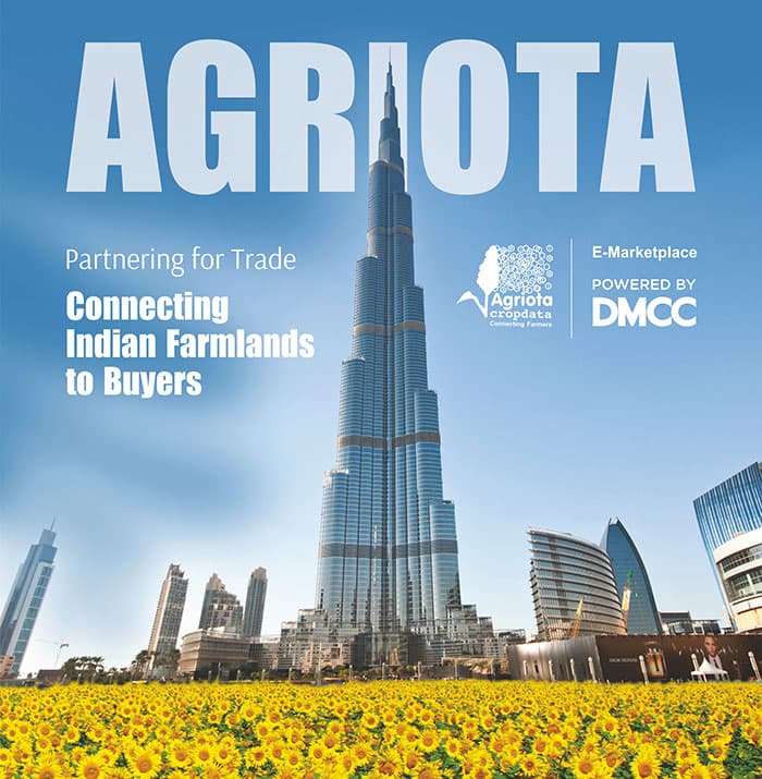 CropData and DMCC launch Agriota, Agriculture E-Marketplace to Empower Millions of Indian Farmers and Connect them directly with the Industry